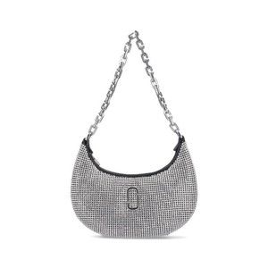 Marc Jacobs Rhinestone Small Curve Shoulder Bag – Silver - NWT